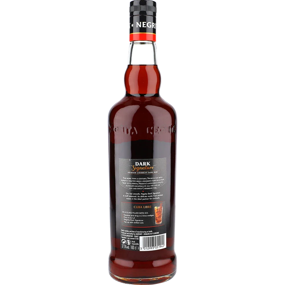 Rhum Negrita Bardinet Dark