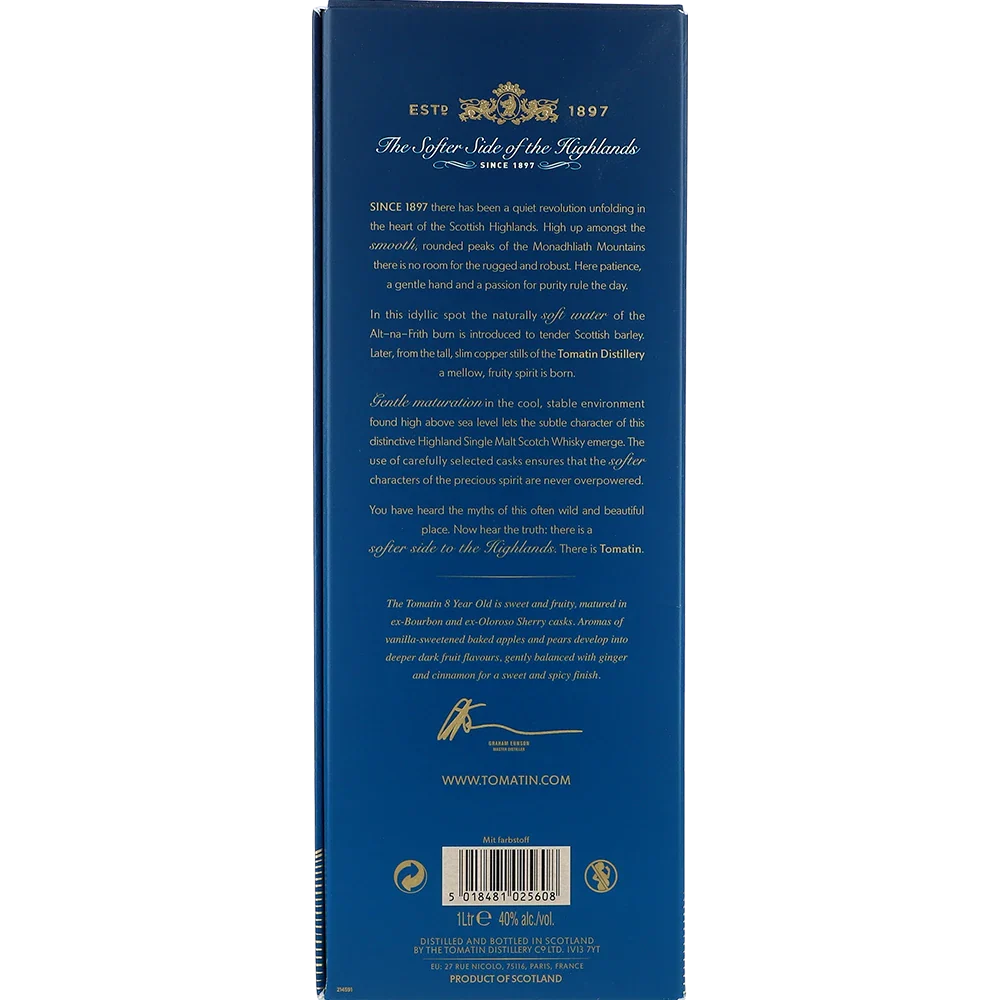Tomatin Bourbon & Sherry Casks 8y