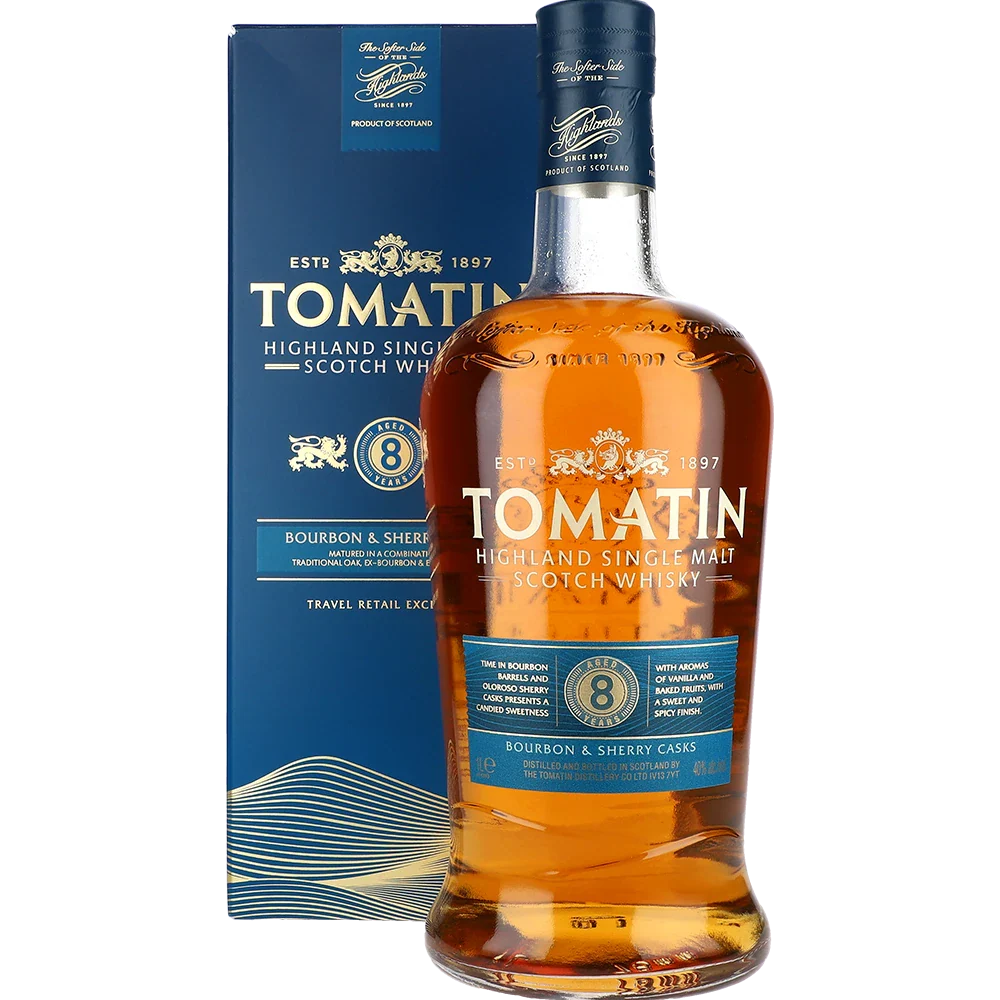 Tomatin Bourbon & Sherry Casks 8y