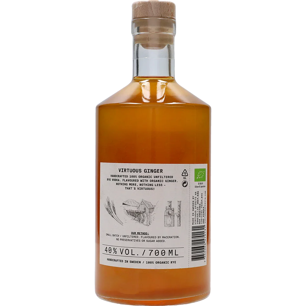 Virtuous by Nature Ingefær Vodka