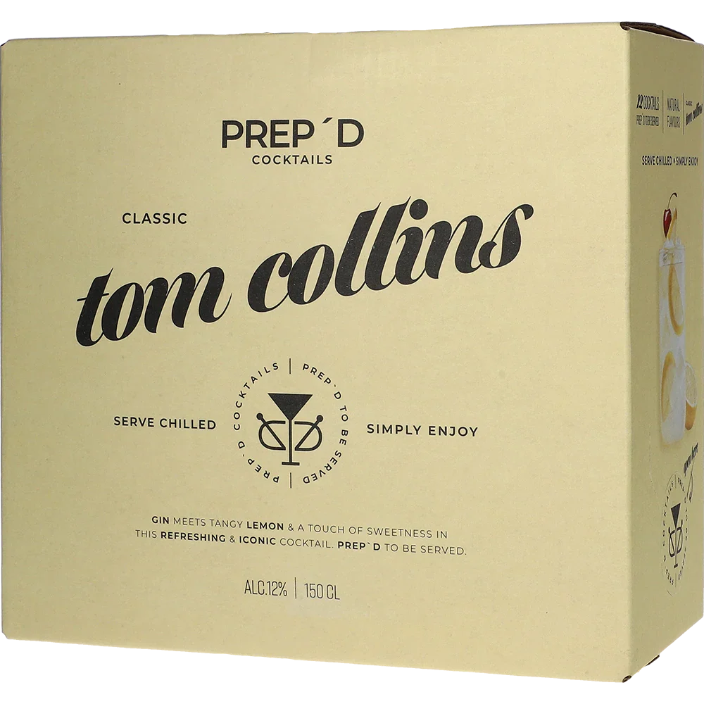 Prep'd Cocktails Classic Tom Collins
