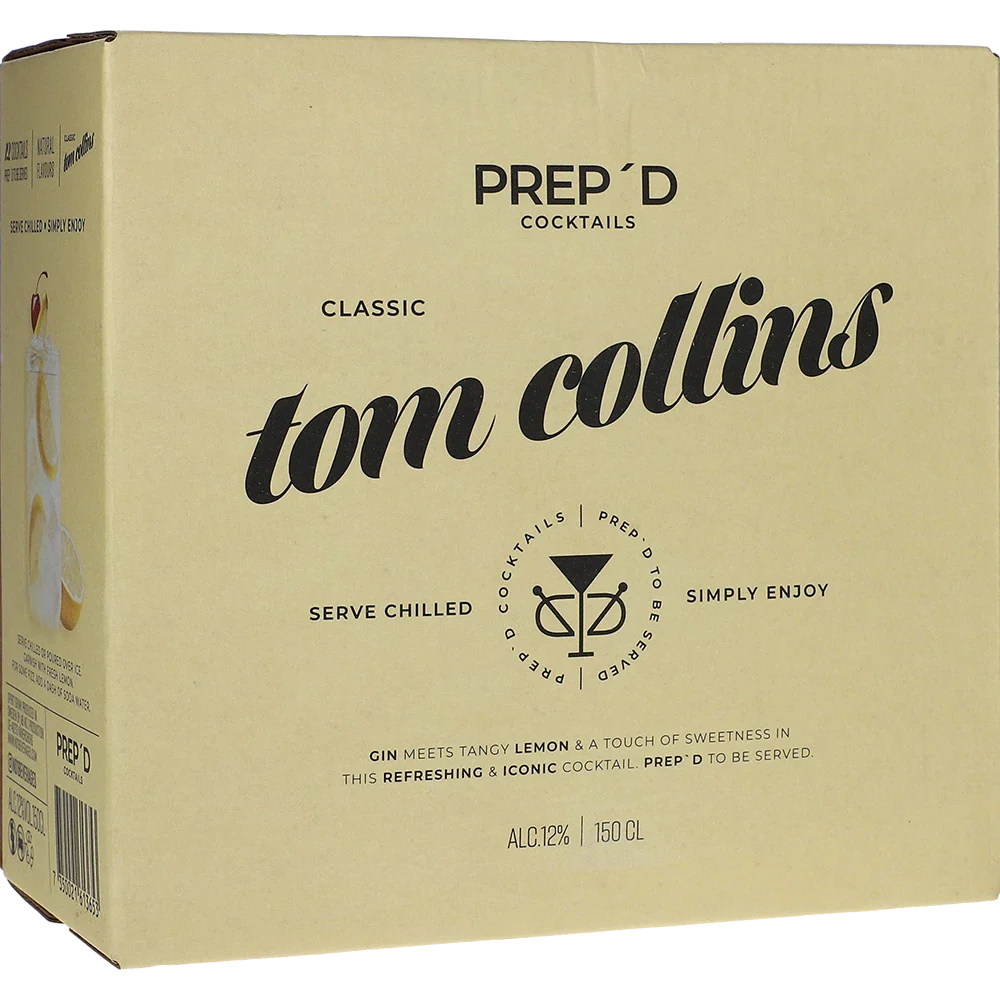 Prep'd Cocktails Classic Tom Collins