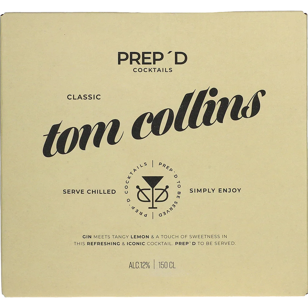 Prep'd Cocktails Classic Tom Collins