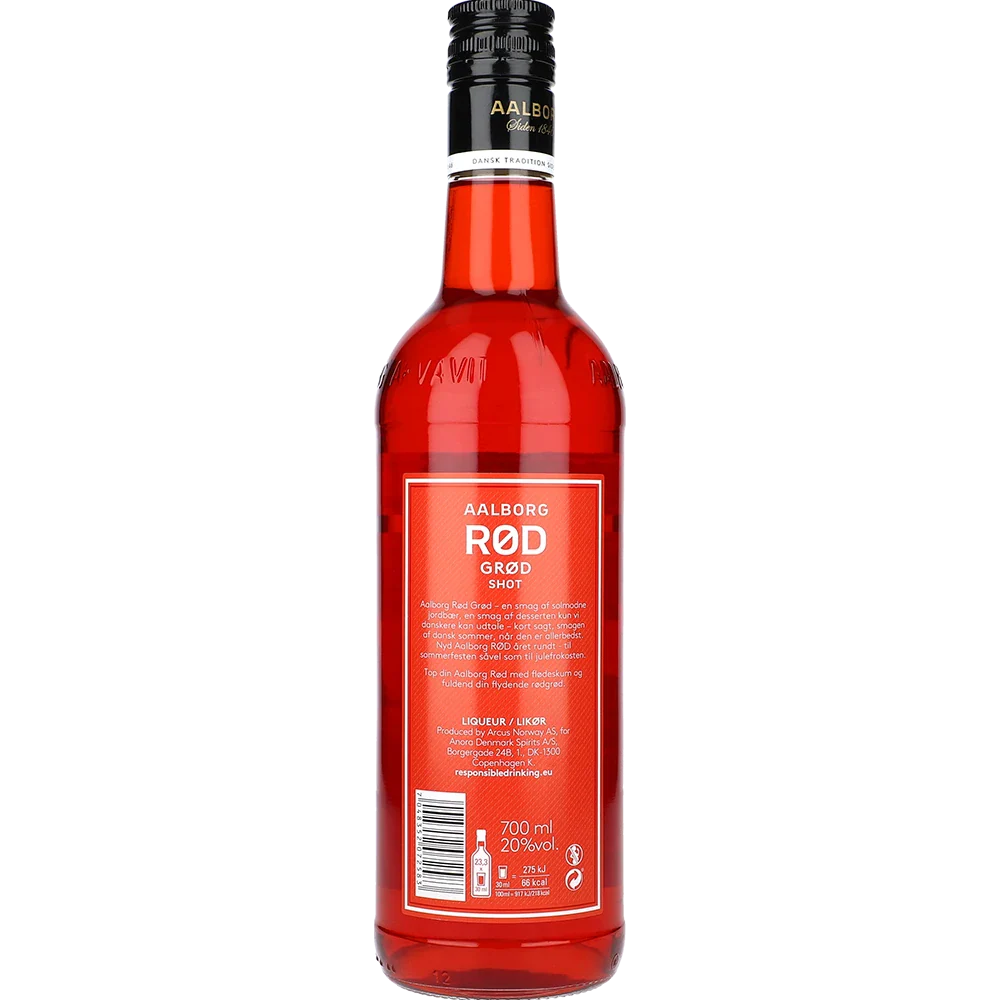 Aalborg Akvavit Rød Grød Shot 20%