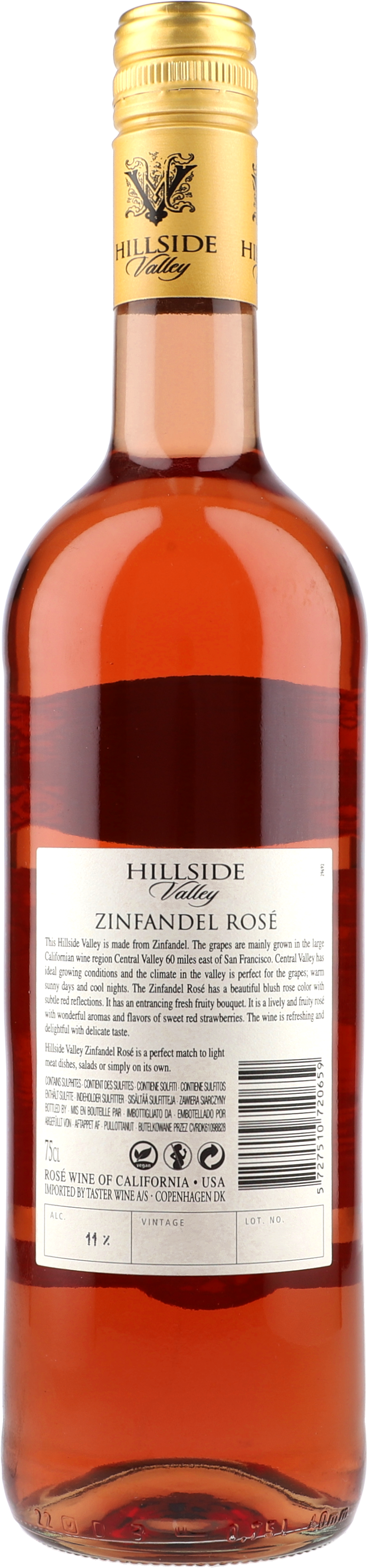 Hillside Valley Rosé Zinfandel