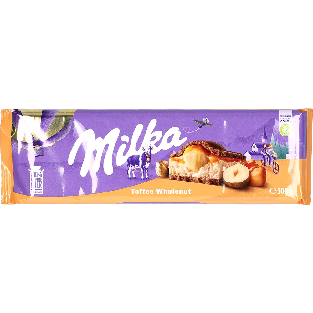Mondelez Milka Tafel Toffee Ganznuss