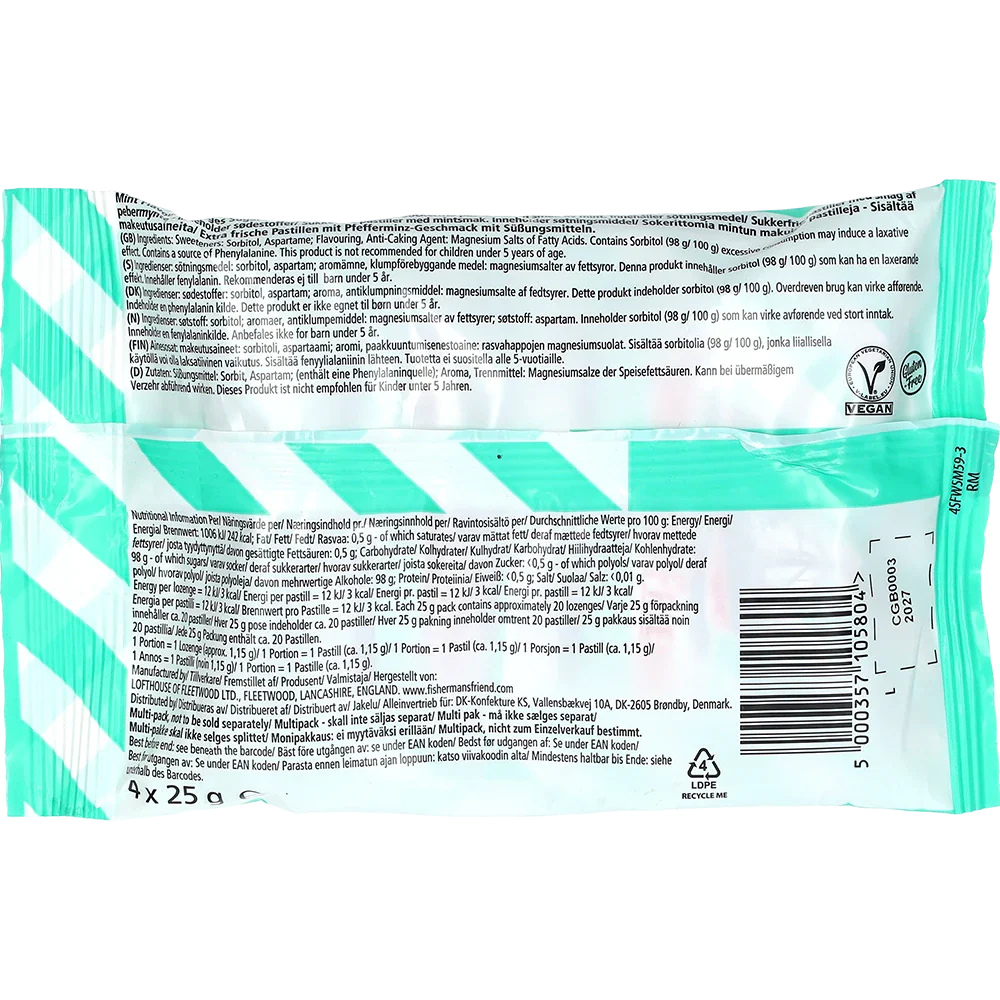 Fisherman's Friend Mint s. sukker