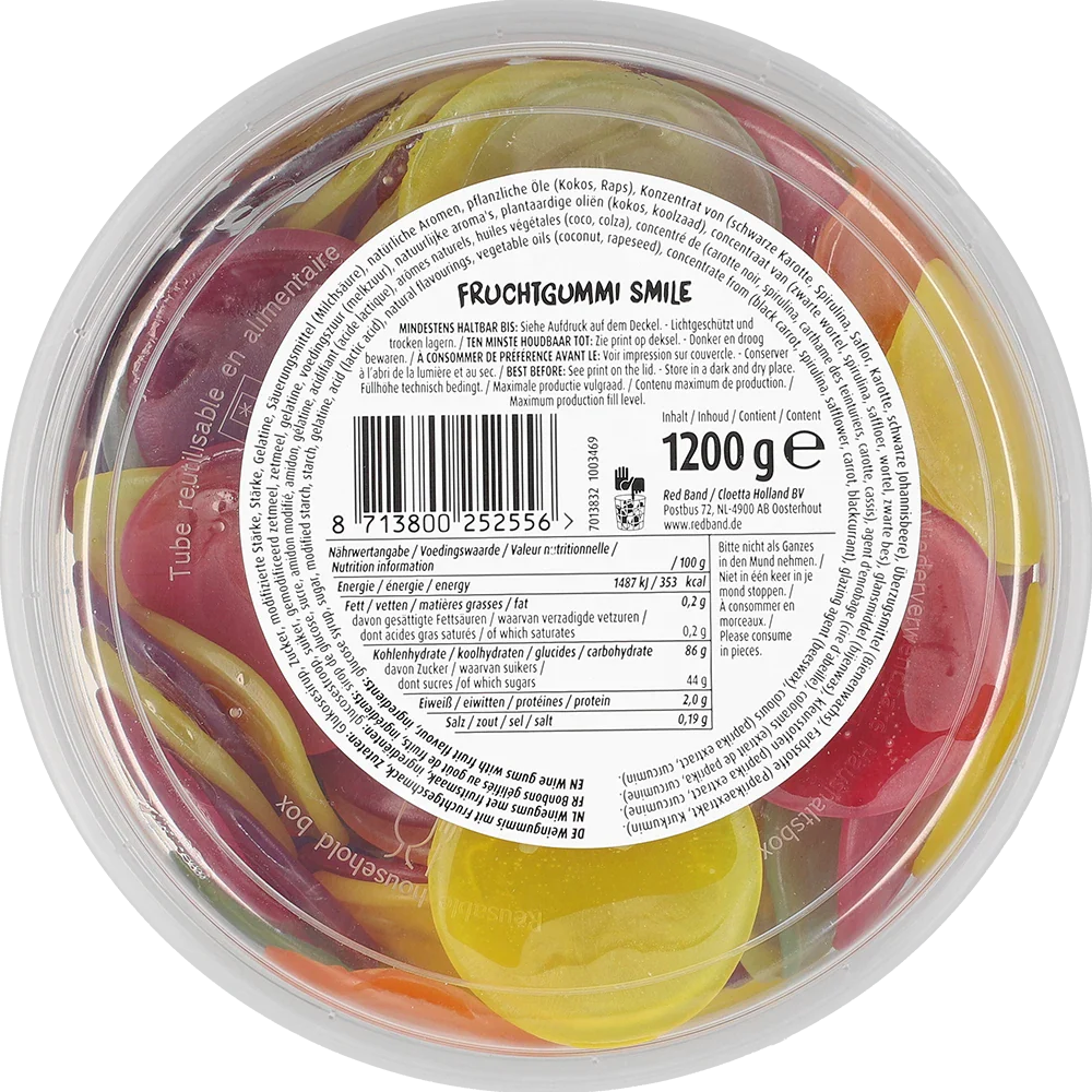 Red Band Frugtgummi Smile