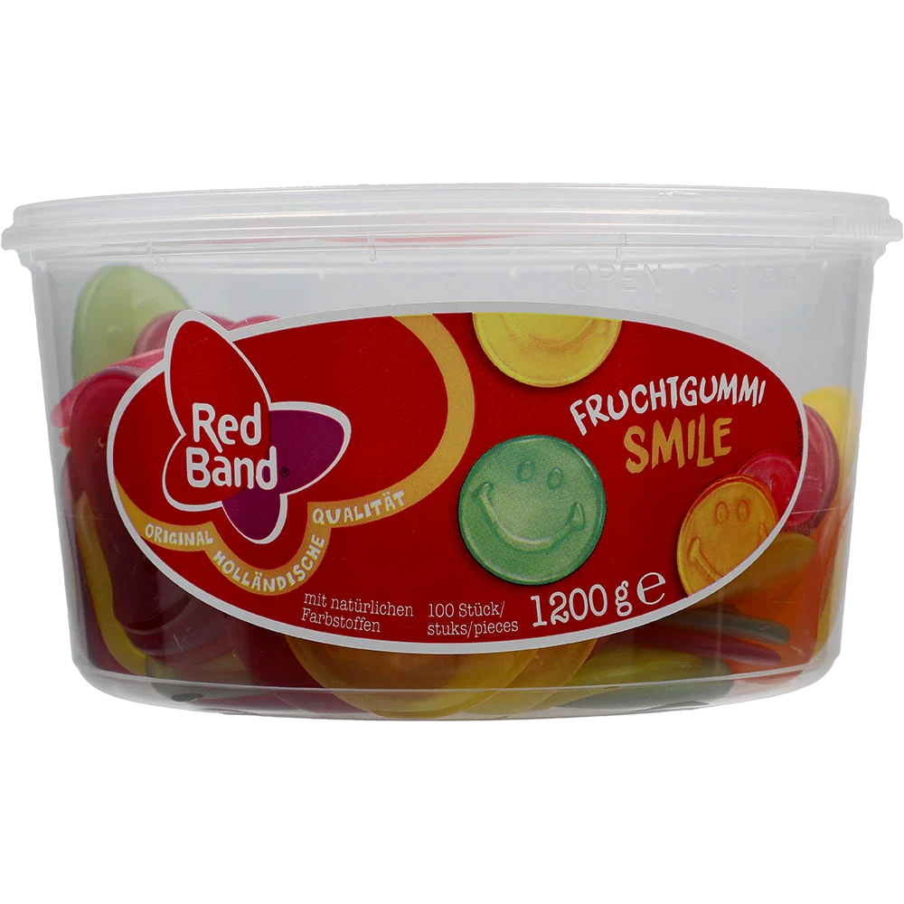 Red Band Frugtgummi Smile