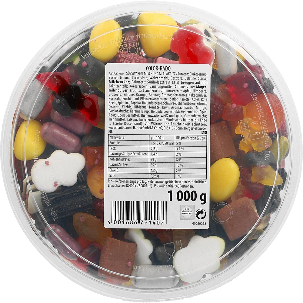 Haribo DE Color Rado