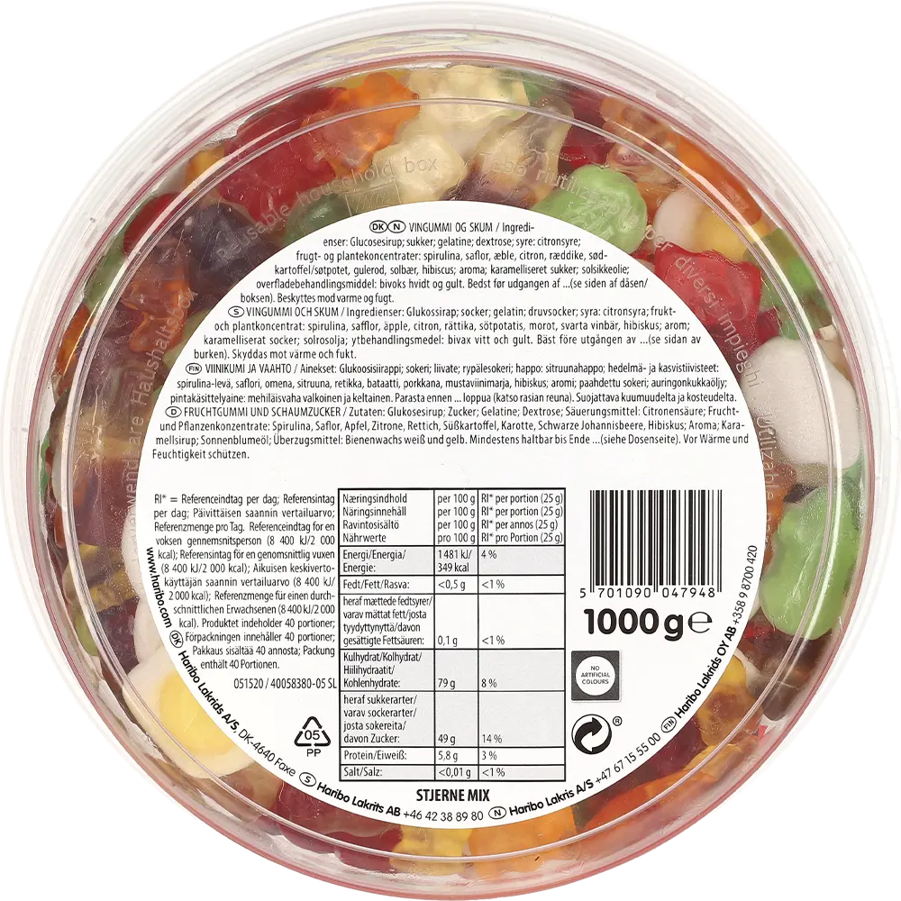 Haribo DK Stjerne Mix