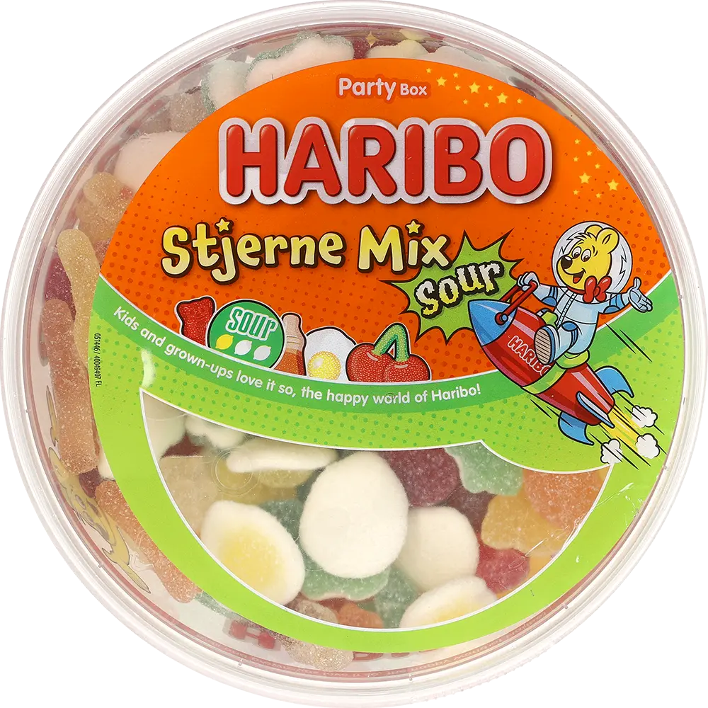 Haribo DK Stjerne Mix Sour