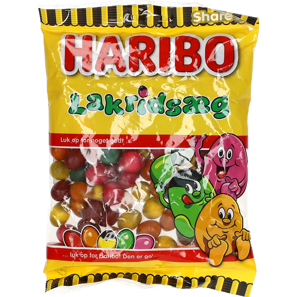Haribo DK Lakridsæg