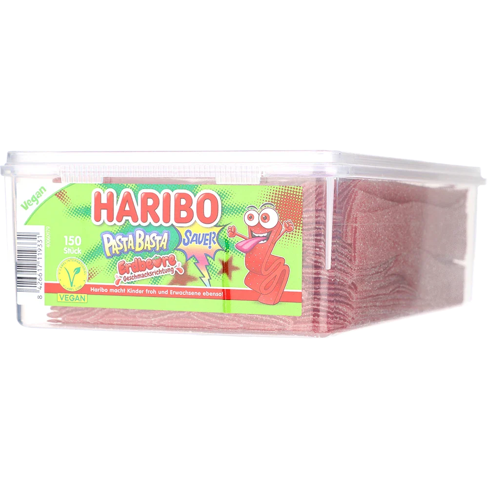 Haribo DE Pasta Basta Erdbeere Sour