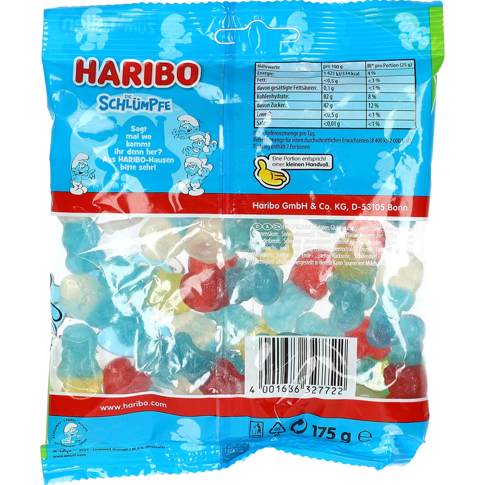 Haribo DE Smølfer
