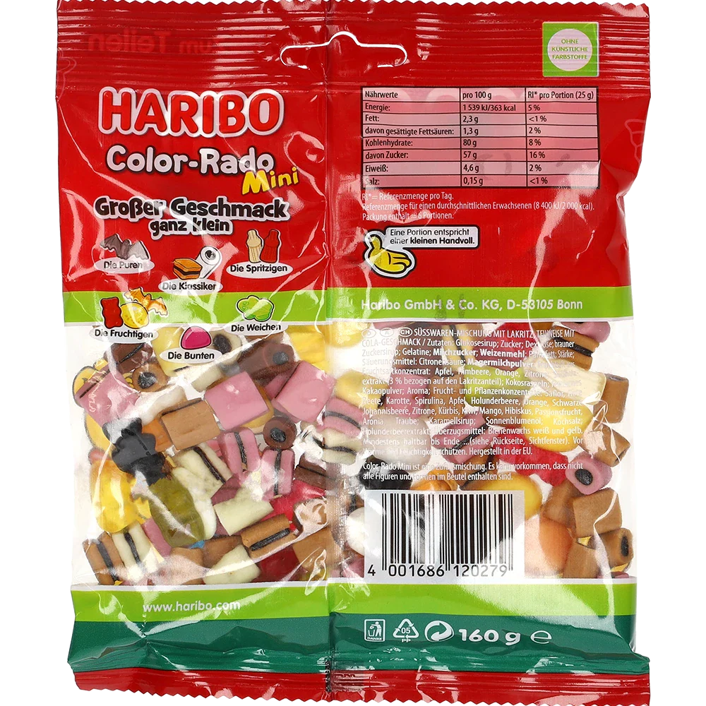 Haribo DE Mini Color-Rado