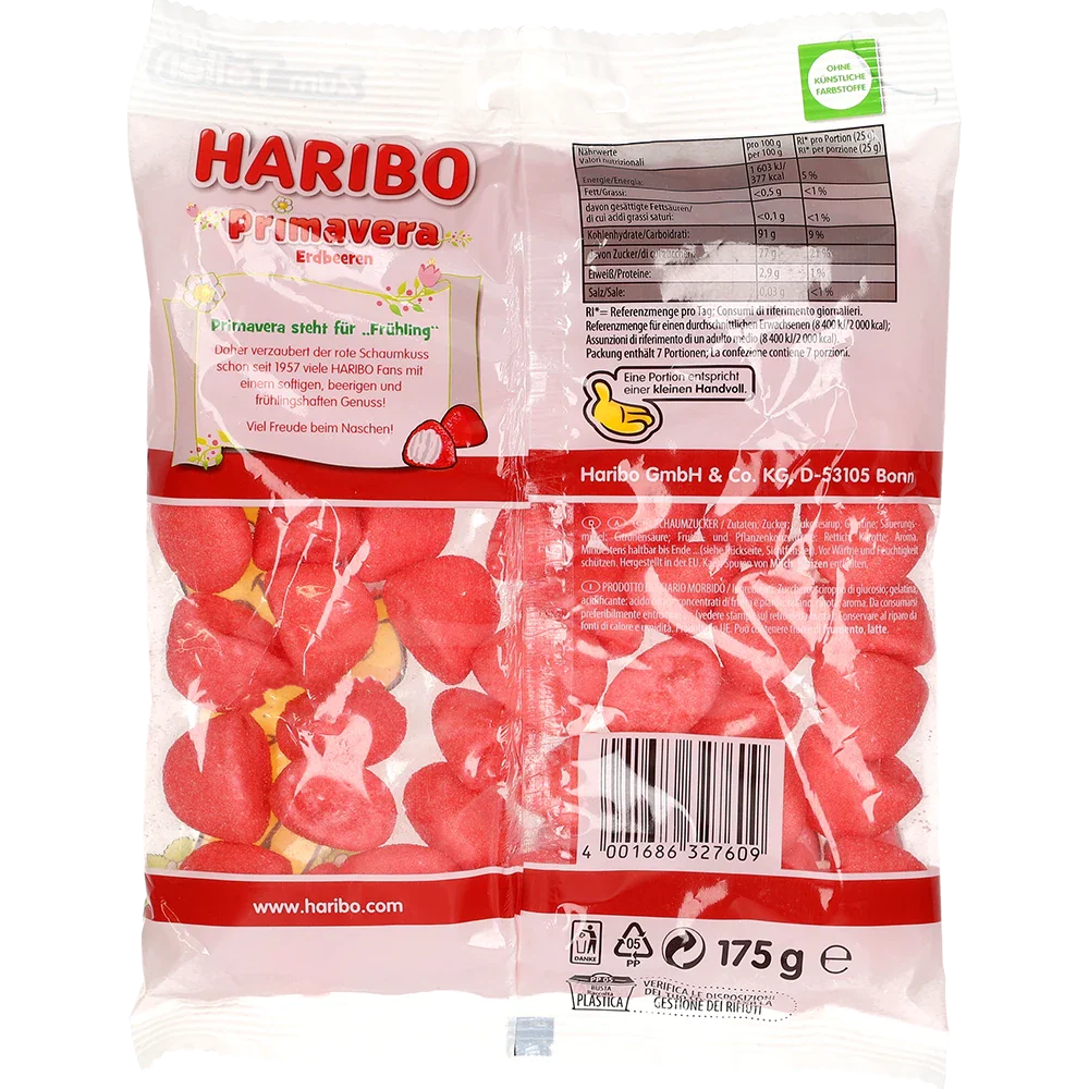 Haribo DE Primavera Jordbær