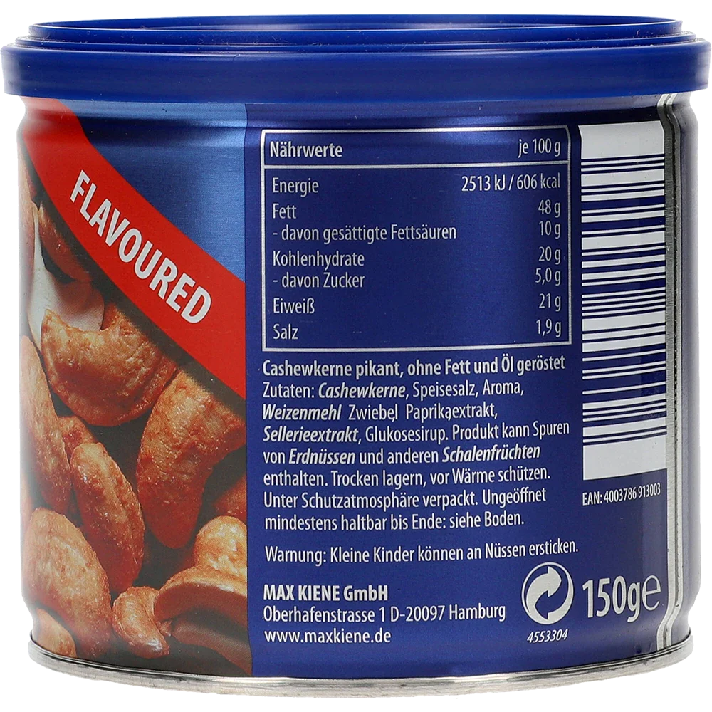 Max Kiene Cashews gewürzt