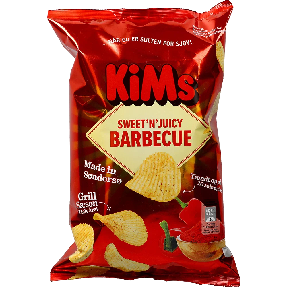 Kims Sweet'n Juicy Barbecue Chips