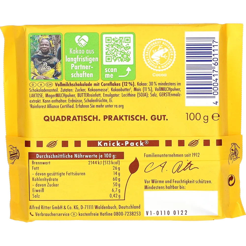 Ritter Sport BV Knusperflakes