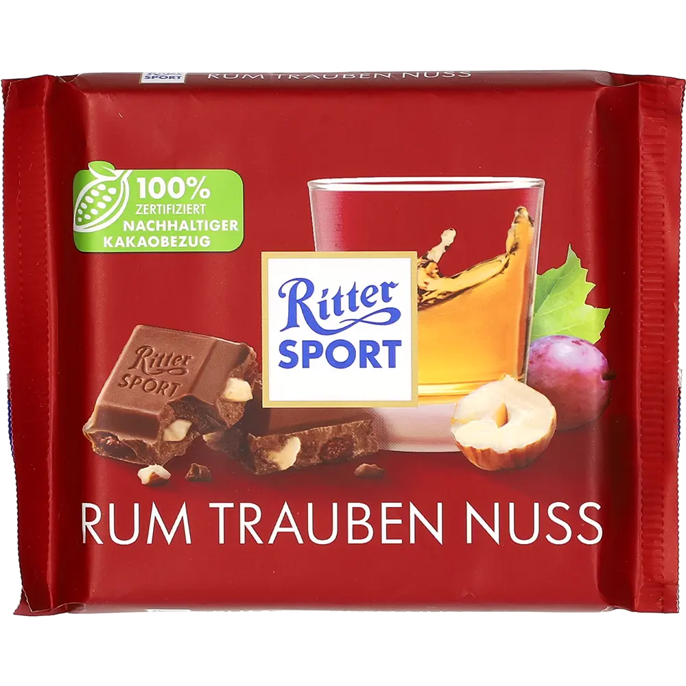 Ritter Sport Rom Rosin Nød