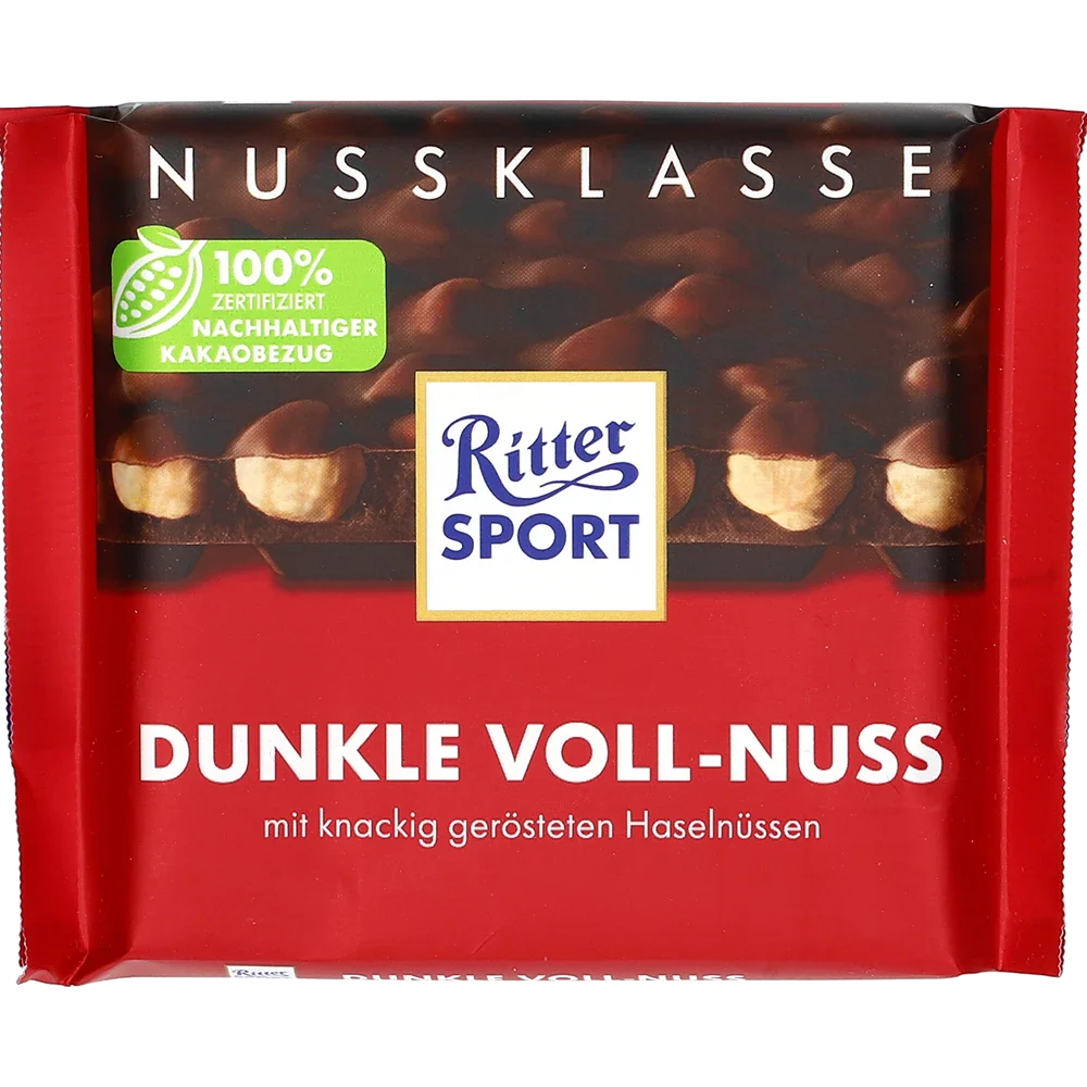 Ritter Sport NK Dunkle Voll-Nuss