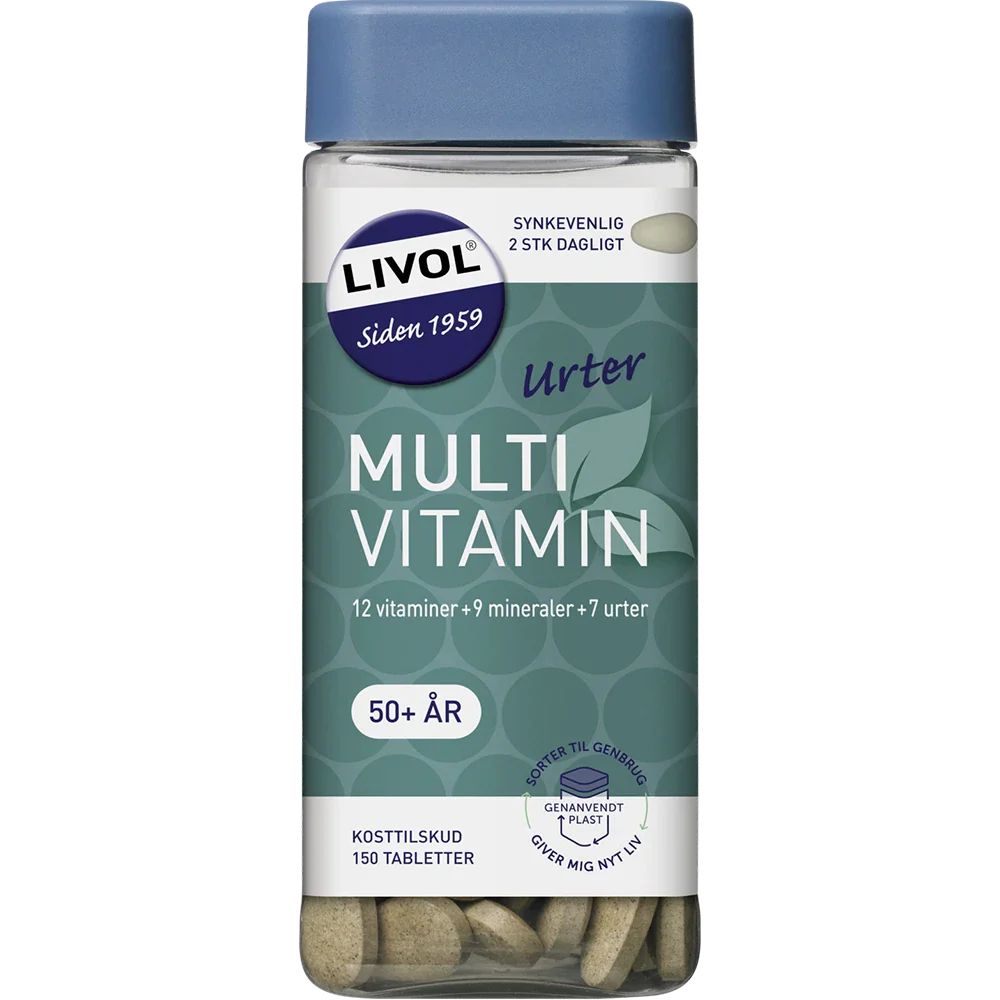 Livol Multivitamin 50+ m. urter
