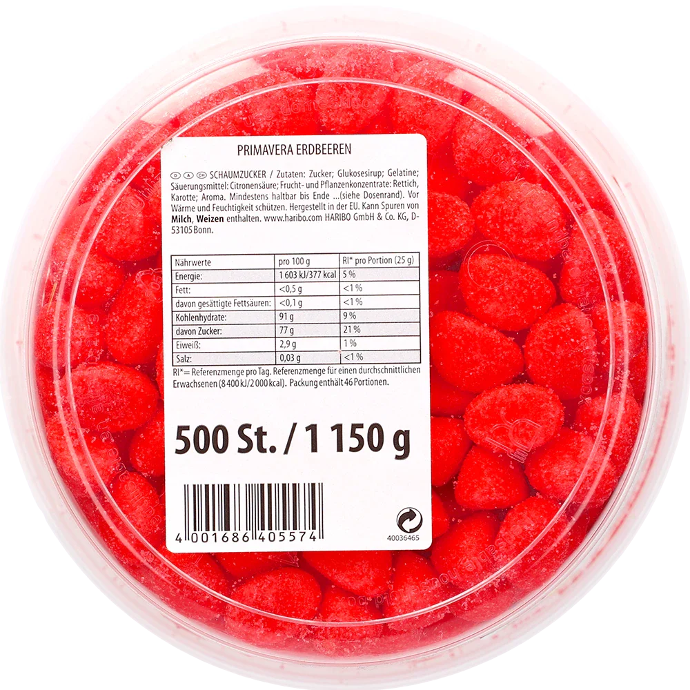 Haribo DE Primavera Erdbeeren