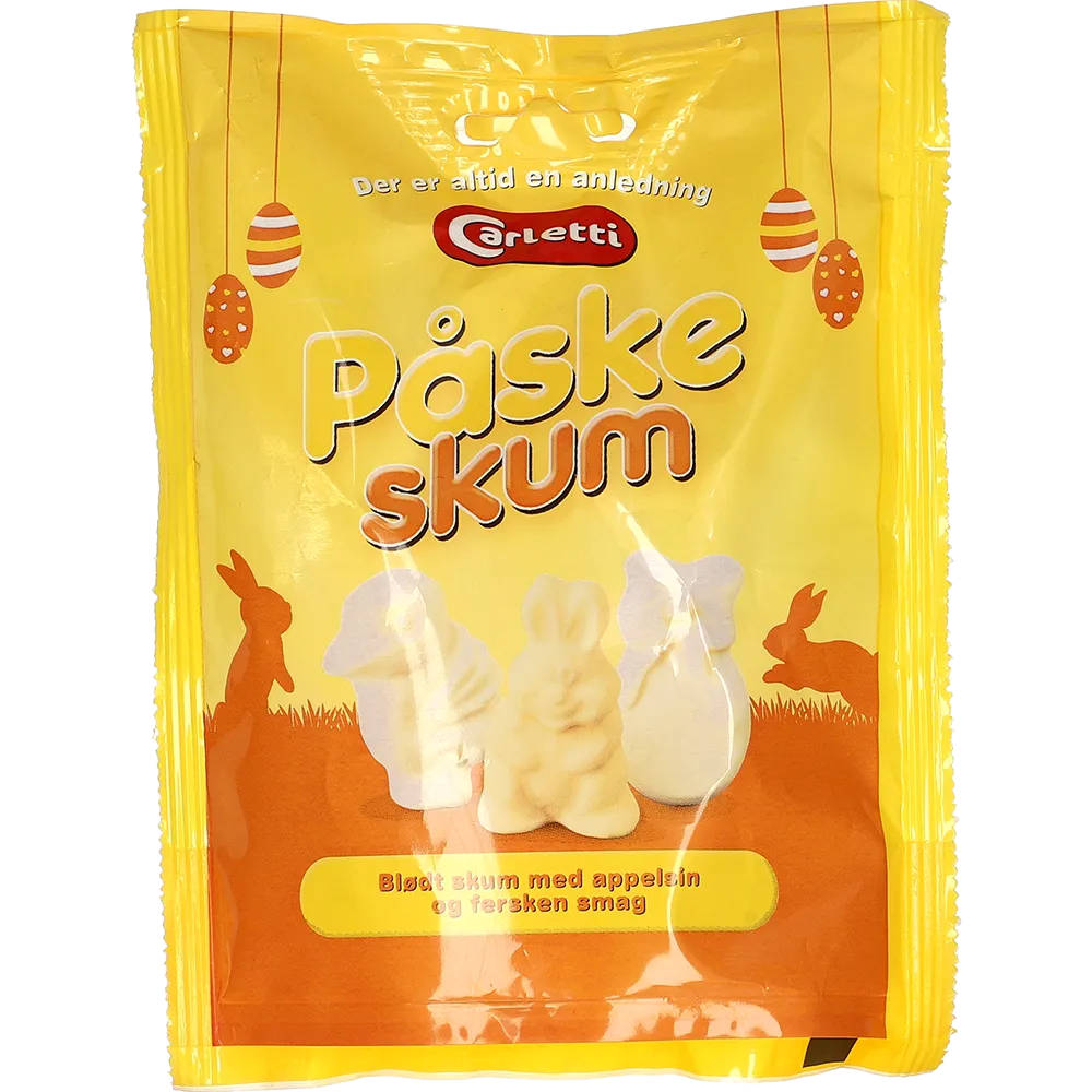 Carletti Påskeskum Appelsin Ferskensmag