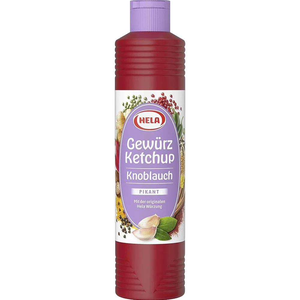 Hela vitlökskryddketchup, kryddig