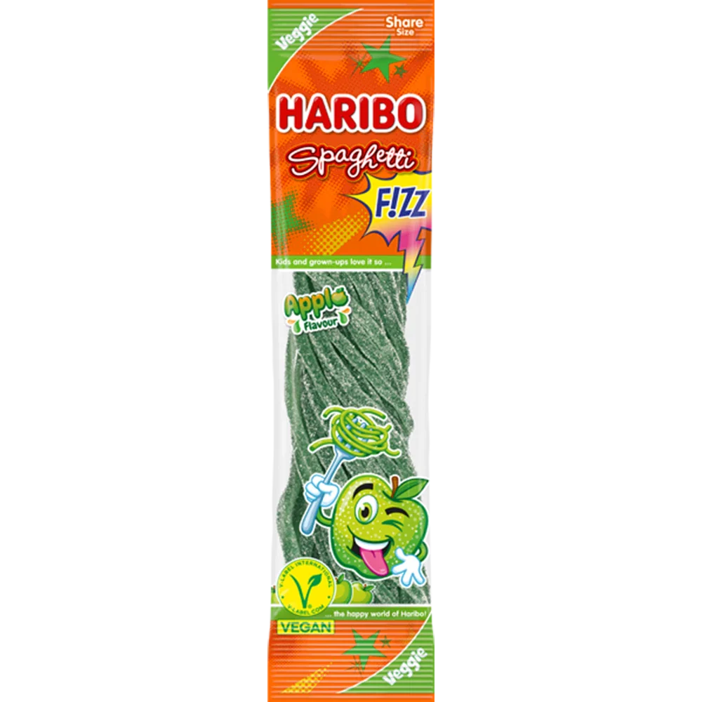 Haribo DE Spaghetti æble sur