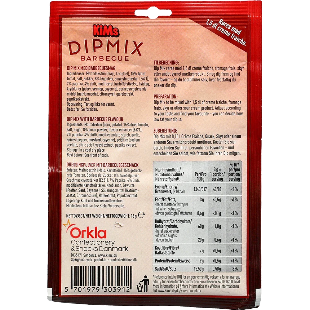 Kims Dipmix Barbecue