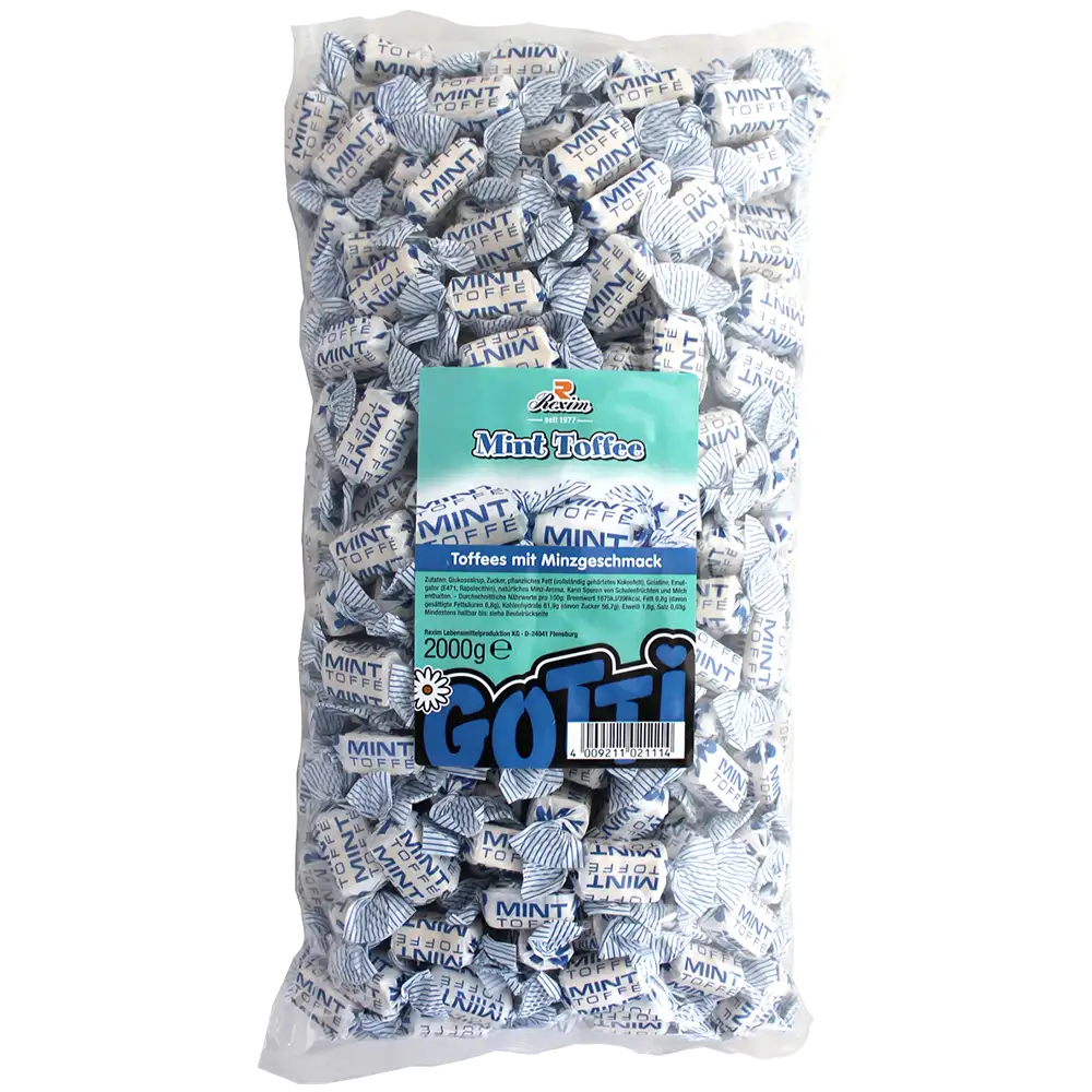 Rexim Gotti Mint Toffees, 2000g