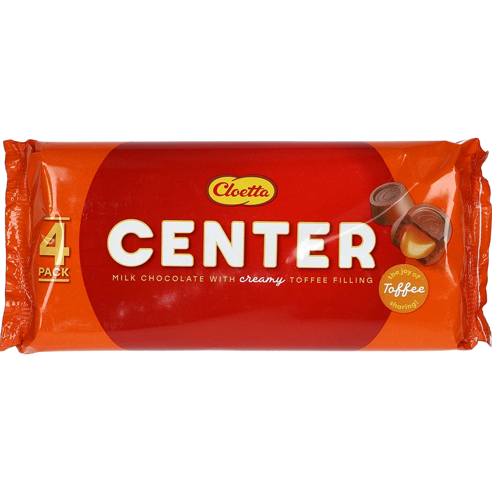 Cloetta Center Rulle 4-pak