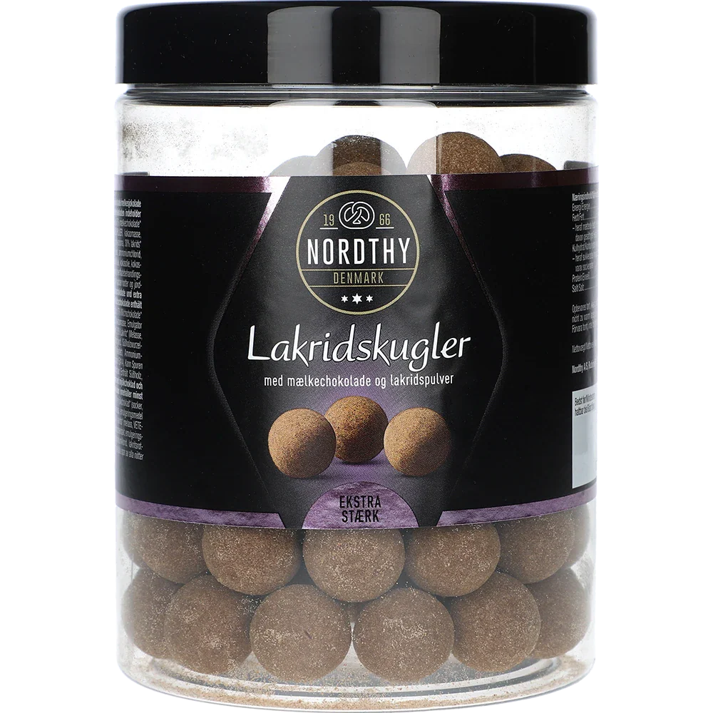 Nordthy Lakritskulor Extra Starka