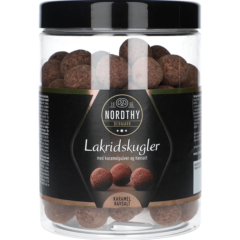 Nordthy Lakridskugler Karamel / Havsalt