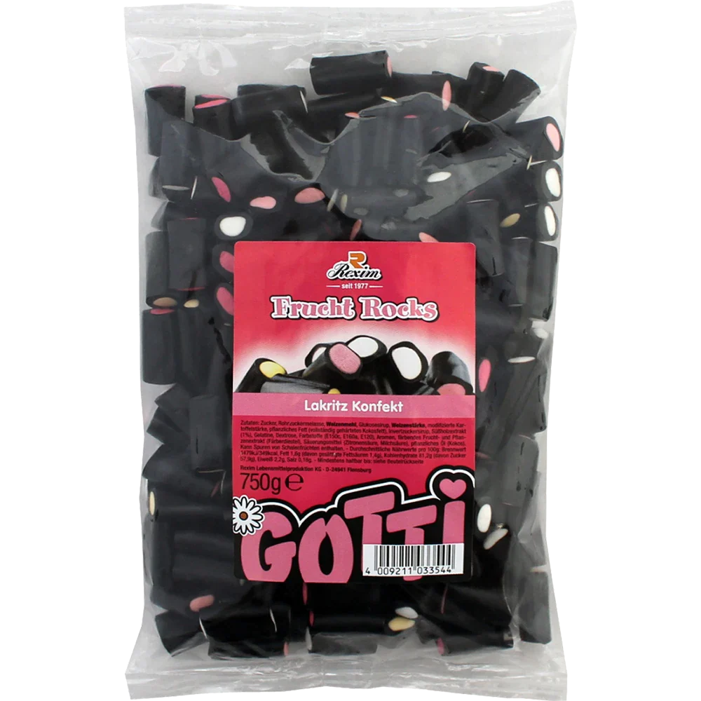 Rexim Gotti Lakritz Frucht Rocks