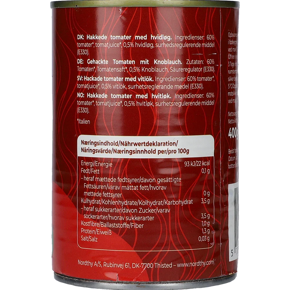 TON Tomaten mit Knoblauch