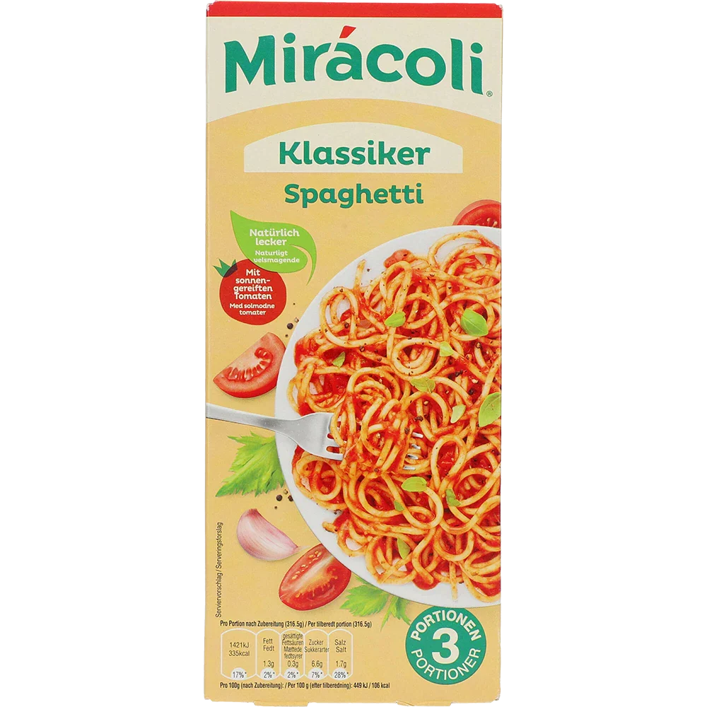 Kraft Miracoli Spaghetti med tomatsås