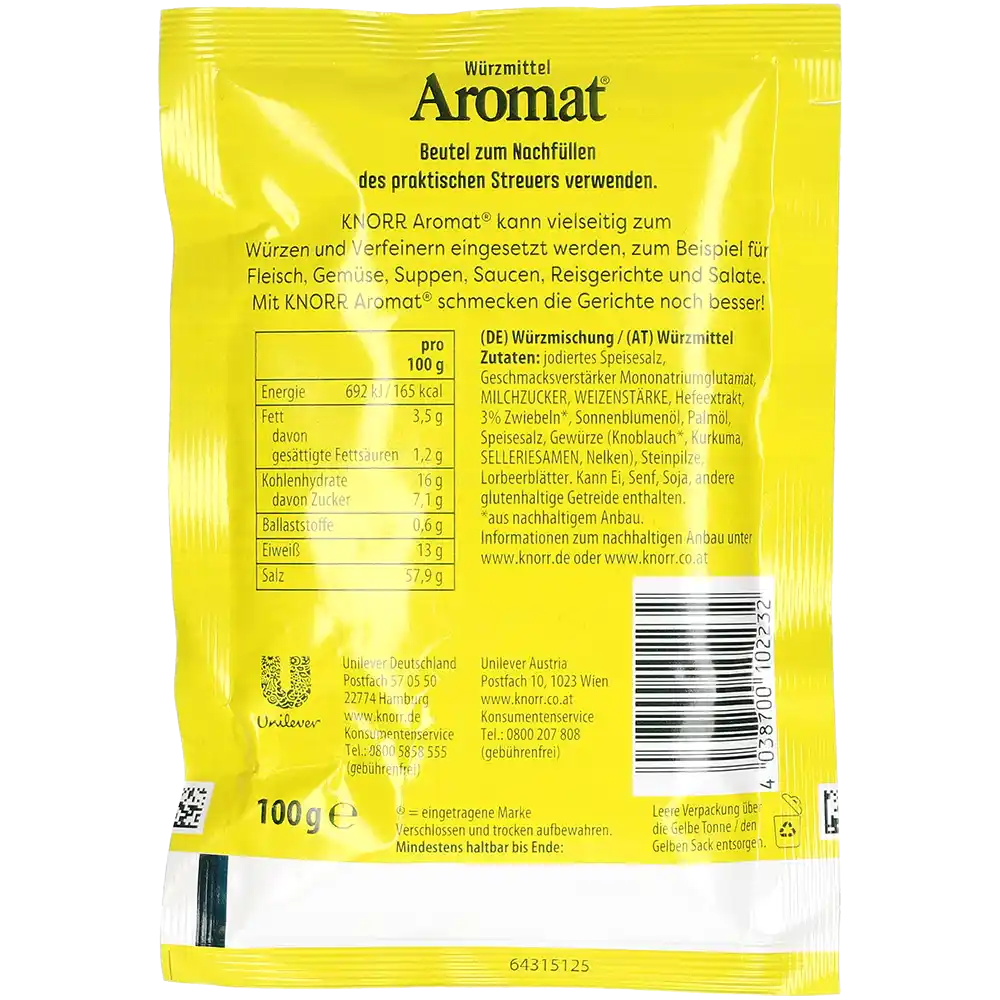 Knorr Aromat Universal Würzmittel Nachfüller