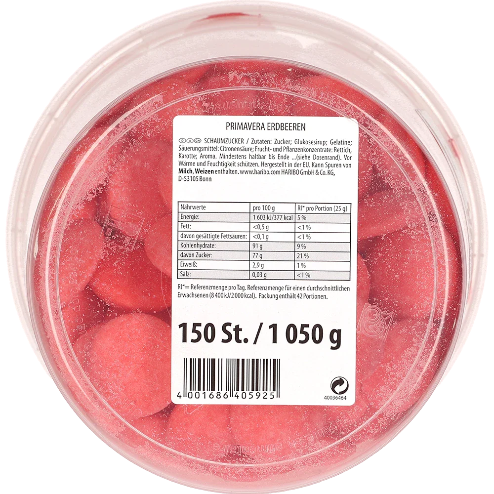Haribo DE Primavera Erdbeere