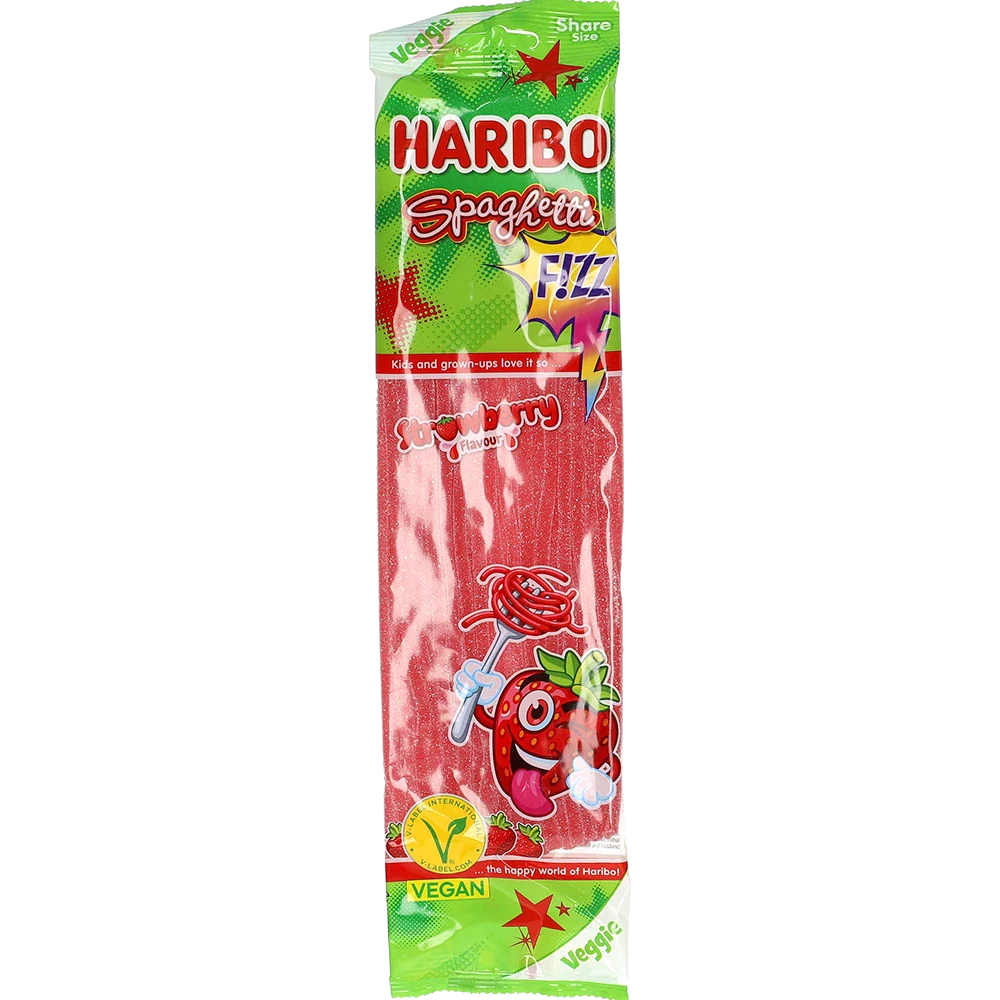 Haribo DE Spaghetti Strawberry Vegan