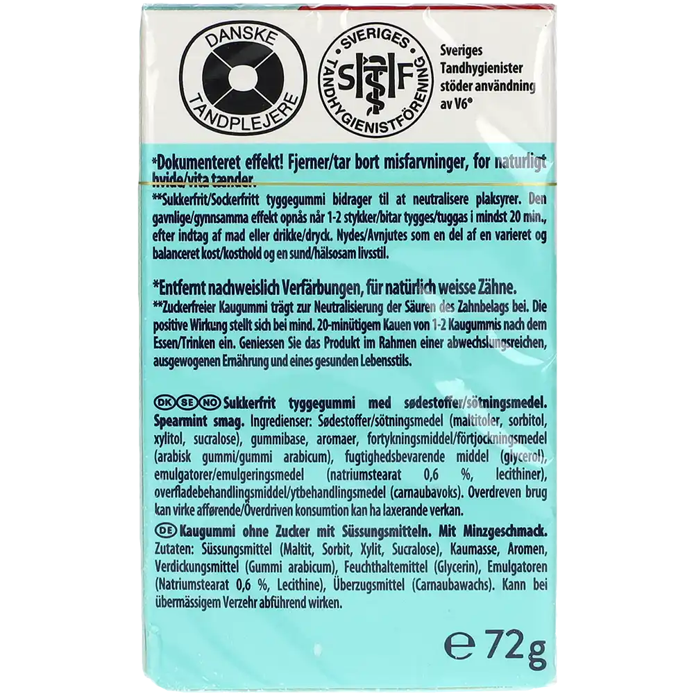 V6 Dental White Spearmint
