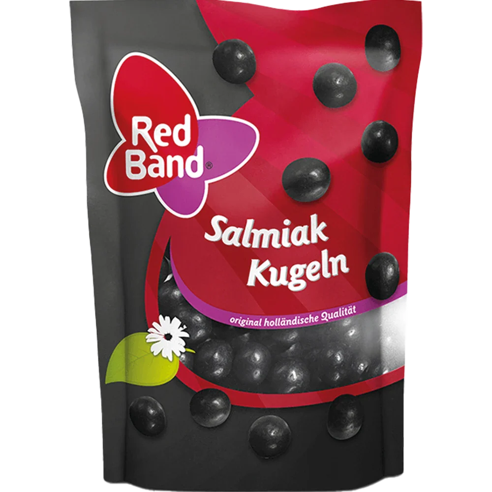 Red Band Salmiak Kugler 175g
