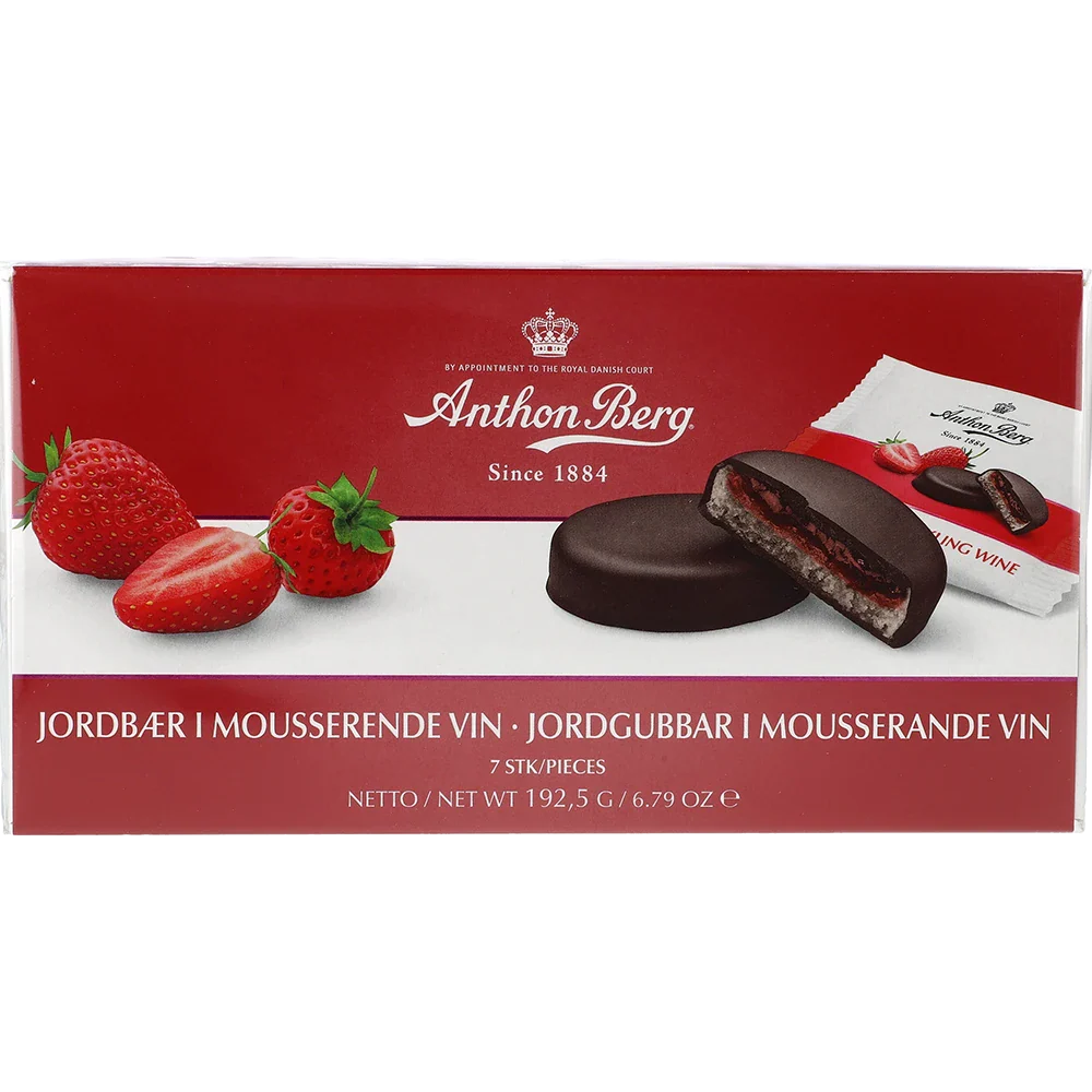 Anthon Berg Tårtor Jordgubb i Champagne