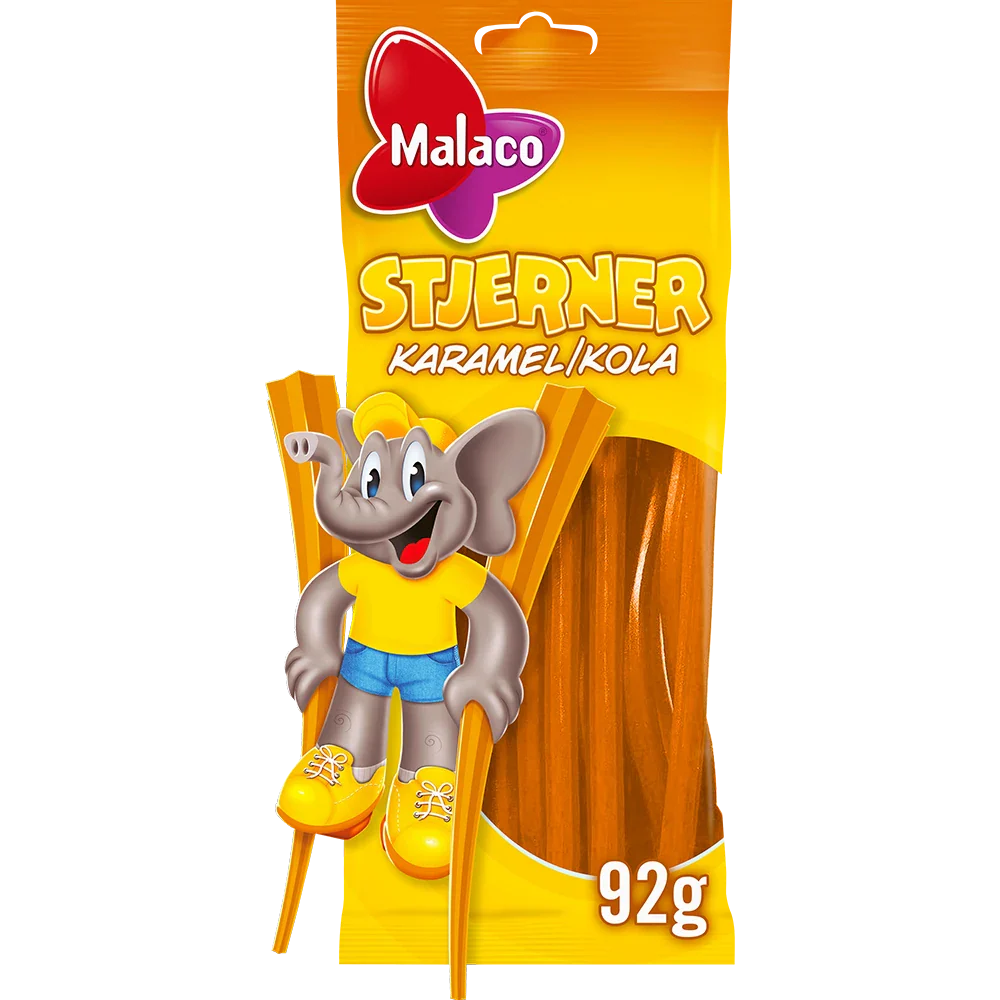 Malaco Stjerner Karamel