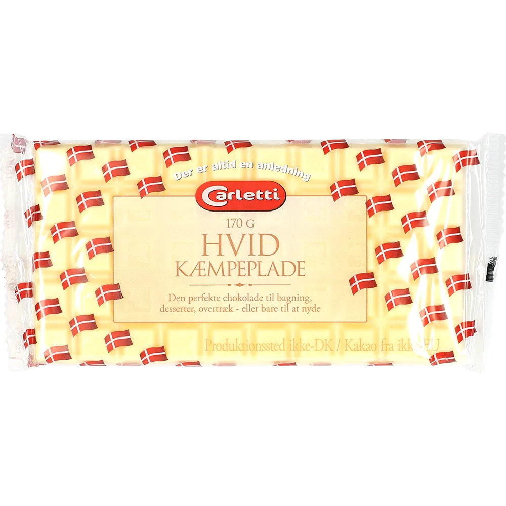 Carletti Kæmpeplade Hvid