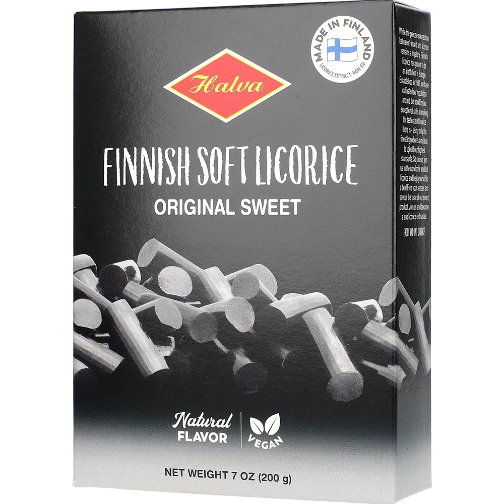 Halva Finnish Soft Licorice Original sweet