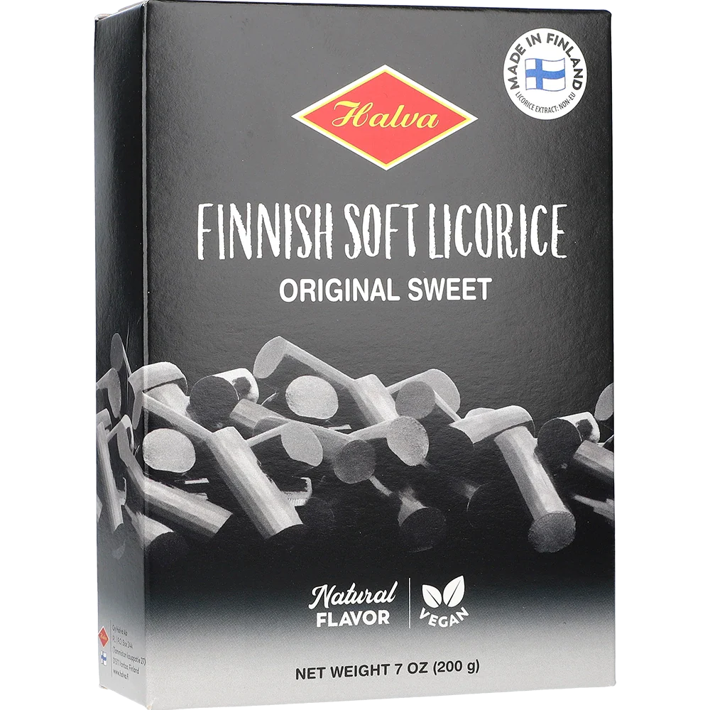 Halva Finnish Soft Licorice Original sweet