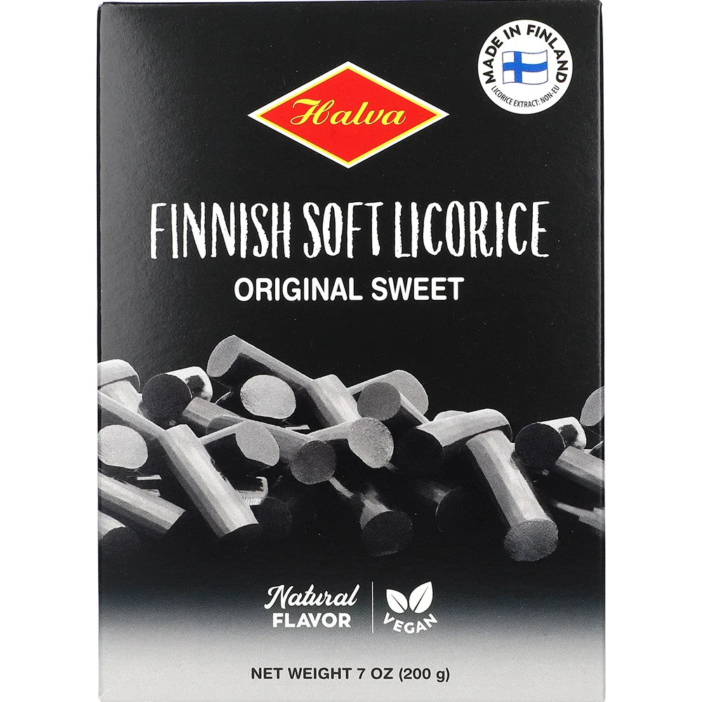 Halva Finnish Soft Licorice Original sweet